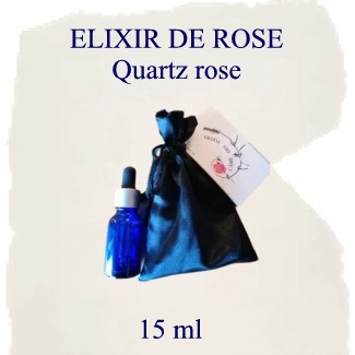 ELIXIR DE ROSE - Quartz rose 15 ml